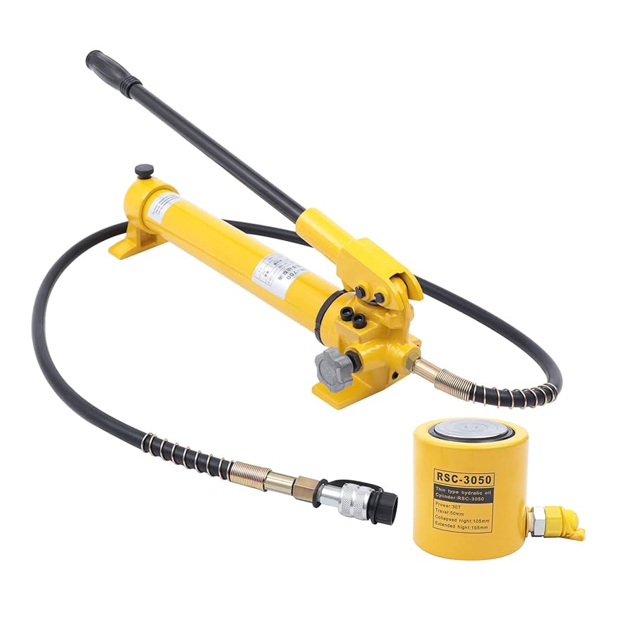 Kazumamacyan　0425 Futchoy 30T Hydraulic Jack + CP-700 Pump, Porta Power Ram